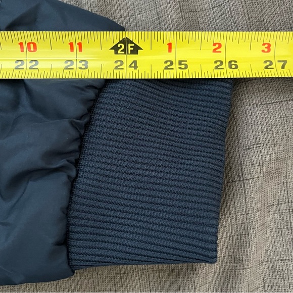 US Polo Assn Puffy Bomber Varsity Jacket-Navy Blue-Men’s L/Large-Casual-Winter - Picture 10 of 11